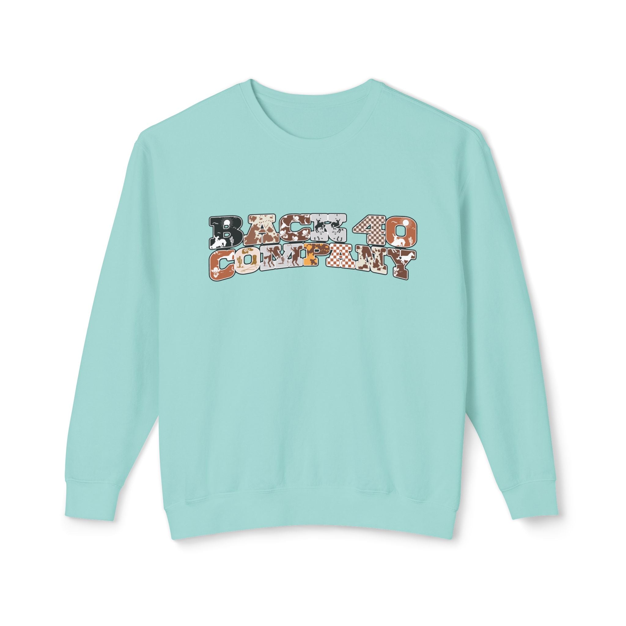 Women's Comfort Color Back 40 Company Crewneck