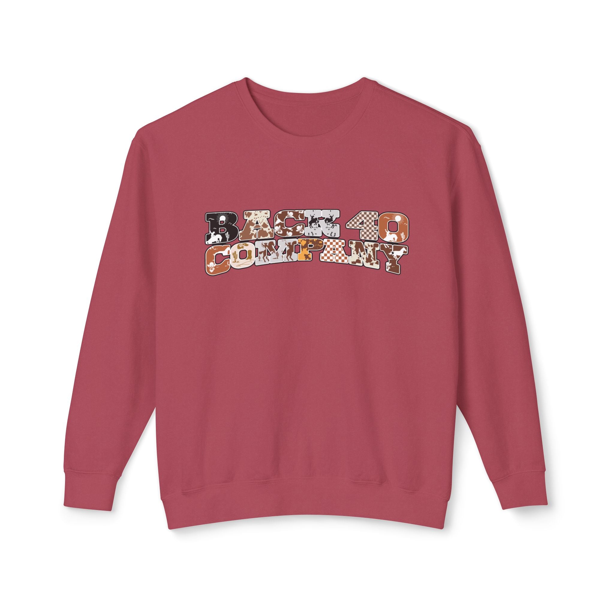 Women's Comfort Color Back 40 Company Crewneck